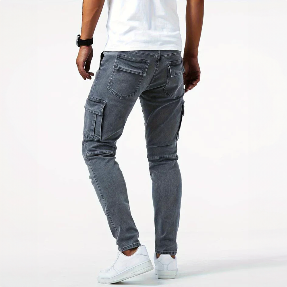 Sam | Premium Stretch Cargo Jeans