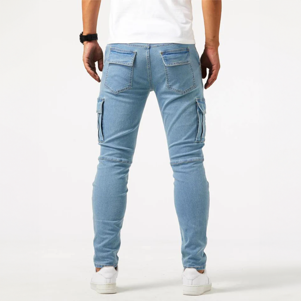 Sam | Premium Stretch Cargo Jeans