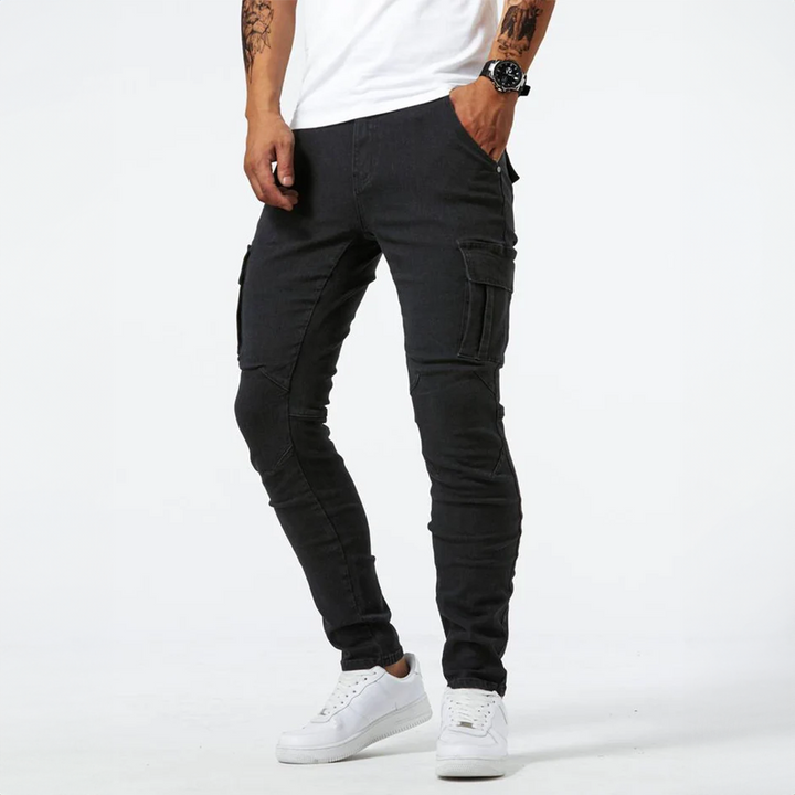 Sam | Premium Stretch Cargo Jeans