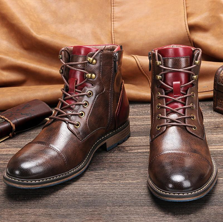 Andrew | Handmade premium leather oxford boots for men