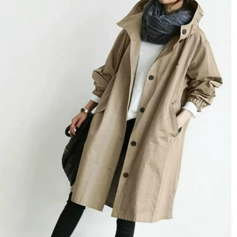 Katherine | Elegant Weatherproof Trench Coat