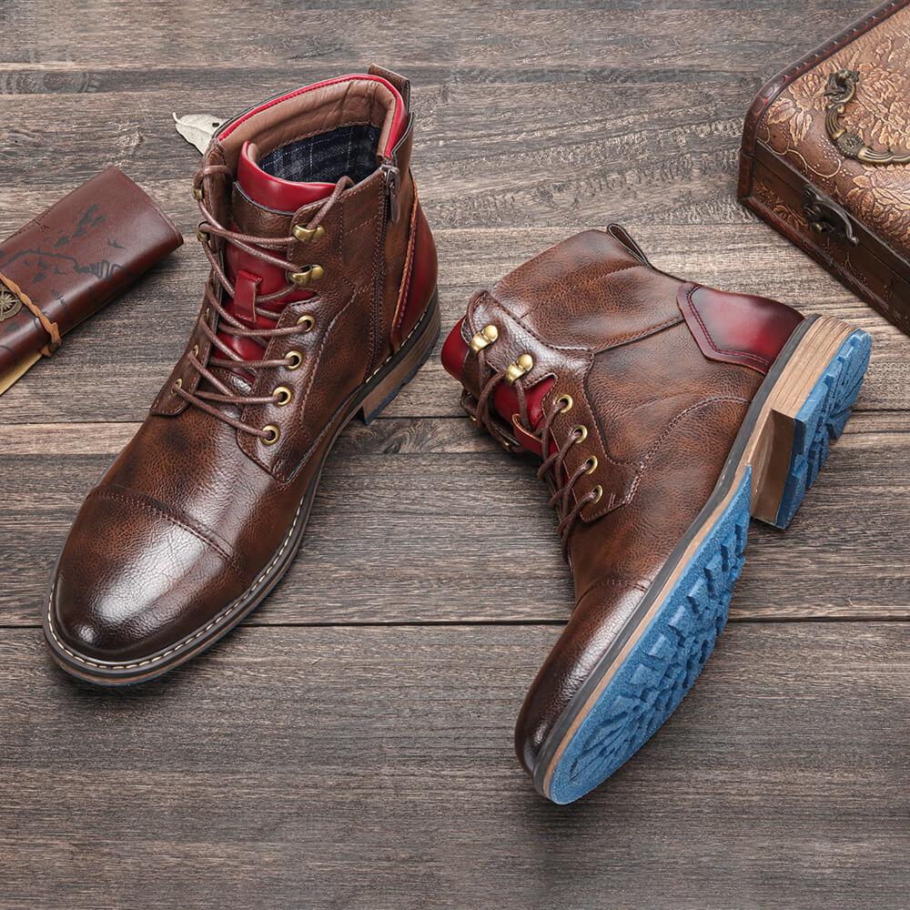 Andrew | Handmade premium leather oxford boots for men